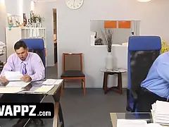 Blond, Pijpbeurt, Bruinharig, Sperma, Hd, Indisch, Naakt, Kantoor