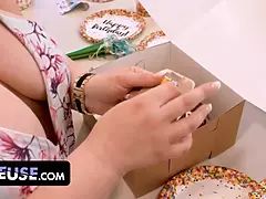 Grosse titten, Blasen, Hd, Reif, Milf, Rotschopf, Rau, Schreiend