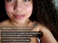 Amateur, Noire, Éjaculation interne, Noir ébène, Fille latino, Masturbation, Adolescente, Webcam