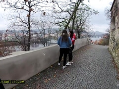 デカチン, 古典, イマラチオ, 女, Hd, アウトドア, タトゥー, 三人