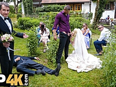 Novia, Tetona, Engañando, Checa, Fetiche, Al aire libre, Afeitado, Boda