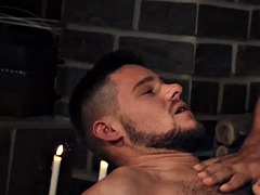 Bondage discipline sadomasochisme, Stel, Erotisch, Sperma in gezicht, Homo, Masturbatie, Spier, Softcore pornografie