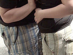 Любители, Толстушки, Немки, На природе