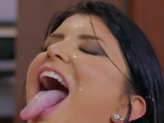 Fantastic MILF Romi Rain getting fucked hard by younger dude
