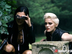 Blasen, Vollbusig, Hardcore, Absätze, Pornostars, Realität, Rotschopf, Flotter dreier