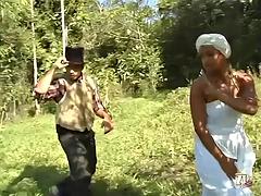 デカパイ, 黒人, ブロンド, フェラチオ, ダブル開発, 黒人, グループ, ハードコア
