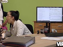 18, 面接, フェラチオ, 茶髪の, カップル, チェコ, お金, 公共