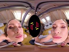 Tridimensionnel, Nana, Sucer une bite, Lingerie, Réalité, Nénés