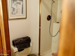 Tetas grandes, Rubia, Mamada, Polla, Casero, Pov, Ducha, Voyeur