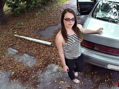 Slut in glasses pounded at the pawnshop