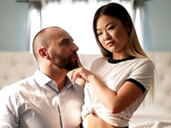 Aziatisch, Kont, Pijpbeurt, Hondjeshouding, Handbeurt, Likken, Geschoren, Tiener