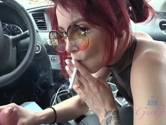 Amateur, Exhib, Branlette thaïlandaise, De plein air, Pov, Public, Fumer, Mouillée