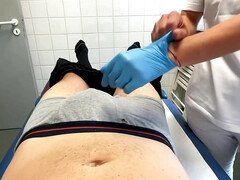 Cfnm, Examen, Dominacion femenina, Fetiche, Alemán, Pajear, Látex, Enfermera