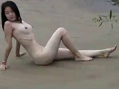 中国人, アウトドア, 公共, 一人