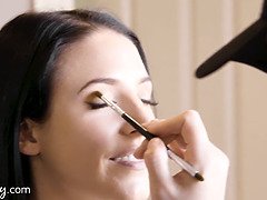 Lesbisch, Lecken, Lingerie, Milf, Muschi, Realität, Gummi, Schreiend