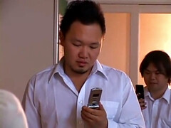 Aziatisch, Kont, Mooi, Rondborstig, Diep in de keel, Groepseks, Gezichtspunt, Tieten likken