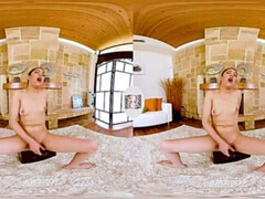 3 dimensionaal, Bruinharig, Masturbatie, Natuurlijk, Klein, Realiteit, Tiener, Bekijker