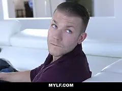Flawless timing with milf
