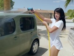 惨い, 車, 気狂い, カワイイ, 言葉責め, フィストファック, 軟体, オマンコ