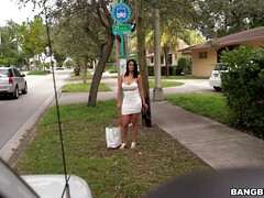 We flashed some dough and got Cristal Caraballo to hop on the bus