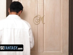 18, ダブル開発, Hd, オマンコ, ラフ, ティーン, 三人, オッパイの