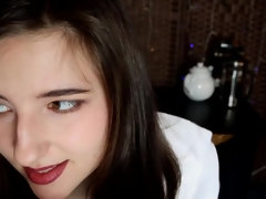 Leie, Blasen, Braunhaarige, Handjob, Selbstgemacht, Natürlichen titten, Pov, Titten