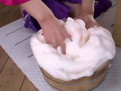 Exotic Japanese slut in Hottest Shower JAV clip