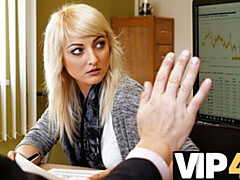 Blondine, Blasen, Tschechisch, Schwanz, Hd, Milf, Büro, Ablutschen