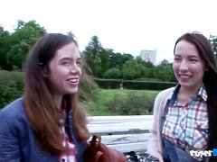 舐める尻, デカチン, デカパイ, フェラチオ, 模索, パーティ, ティーン, 三人