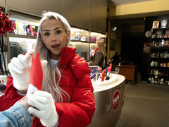 美女, ブロンド, フェラチオ, 浮気する, チン, ポルノスター, 剃毛, 三人
