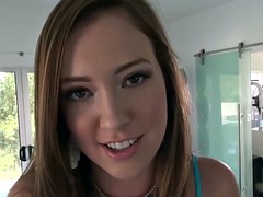 Chica, Besar, Lencería, Pov
