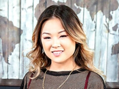 アジア人, 茶髪の, バック, ダブル開発, 指いじり, 一人, タトゥー, ウェブカメラ