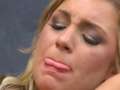 Amateur, Gros cul, Blonde, Sucer une bite, Plantureuse, Faciale, Hard, Professeur