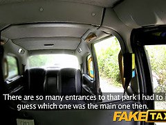 Princess Paris pays off her debt with deepthroating and gagging in public taxi