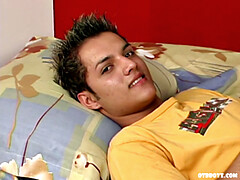 Corridas, Gay, Lencería, Masturbación, Flaco, Desnudarse, Calientapollas