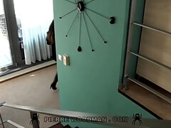 Anaal, Bruinharig, Diep in de keel, Gapende, Hd, Ondergoed, Billekoek, Kousen