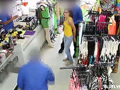 美人, デカチン, ブロンド, フェラチオ, 巨乳な, オフィス, オマンコ, 叫ぶ