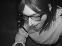 Pijpbeurt, Stel, Sperma shot, Schattig, Sperma in gezicht, Hardcore, Latex, Shemale