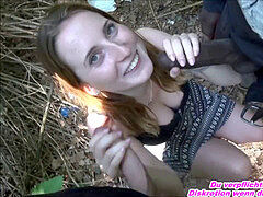 18 jaar, Zwart, Duits, Buiten, Openbaar, Mager, Tiener, Trio