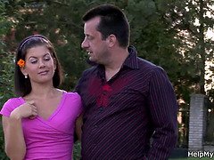 Blasen, Braunhaarige, Gehörnter ehemann, Tschechisch, Geld, Realität, Schreiend, Jungendliche (18+)