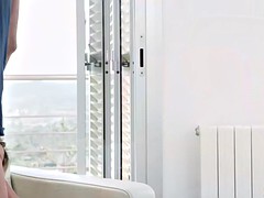 Anaal, Blond, Oudere vrouw, Man die toekijkt, Sperma shot, Frans, Rijden, Slet