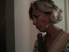 Blond, Pijpbeurt, Tsjechisch, Europees, Rijpe lesbienne, Trio