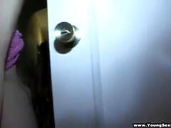 Blonde DPed at home sex party