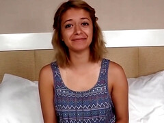 デカチン, ブロンド, フェラチオ, クリトリス, チン, ディルド, バック, 濡れ