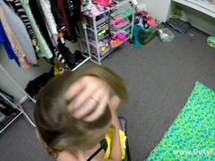 Petite fashion fan gets fucked