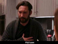 Язык в попке, Большой член, Большие сиськи, Брюнетки, Глубокая глотка, Мастурбация, Наездница, Сиськи