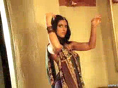 Striptease, indian, dancing