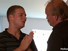 Tromperie, Tchèque, Papa, Grandpère, Hard, Hd, Léchez, Adolescente