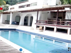 Anal, Tetas grandes, Brasileñas, Tetona, Interracial, Al aire libre, Pov, Tetas
