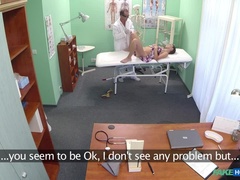 Amateur, Tromperie, Médecin, Léchez, Infirmière, Chatte, Uniforme, Voyeur